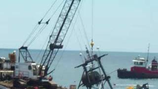 quot BLUE SEA quotSHIPWRECKED BY MONTAUKNYFATHER SON MIKERYAN FALLON SINK 2 SHIPS IN 2 YEARSONE IN A WALL amp ROCK PILING  BOTH FELL ASLEEP AT HELM  INSURED AT 450000 CHASED CAMERAS AWAY PT JUDITH  RI  COAST GUARD RESCUE  NARRAGANSETT [upl. by Ettenay33]