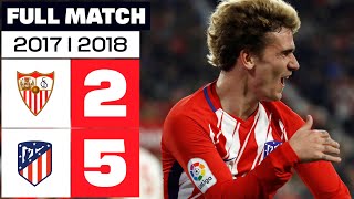 Sevilla FC 25 Atlético de Madrid  PARTIDO COMPLETO  LALIGA EA SPORTS 201718 [upl. by Mingche127]