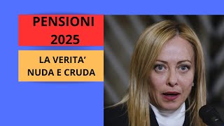 NOVITA SULLE PENSIONI 2025 [upl. by Aneekahs296]