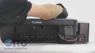 Impresora Canon PIXMA E402 Error detección de cartuchos [upl. by Nauqes]