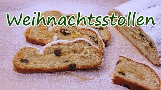 WEIHNACHTSSTOLLEN REZEPT  Christstollen  Stollen backen amp formen  Adventskalender 20 [upl. by Brenda501]