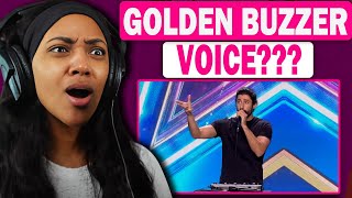 THIS IS UNREAL  BGT GOLDEN BUZZER Audition  Pyramids Beatbox Loopstation  MB14  REACTION [upl. by Ahselat]