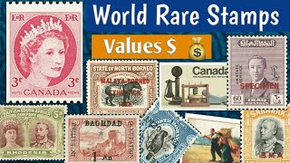 Rare Valuable Stamps Across The Globe  Philately From Rhodesia To India [upl. by Cailean116]