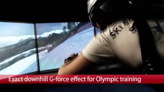 Olympic Sochi 2014 Downhill for Ski amp Snowboard Simulator SkyTechSport [upl. by Niroht]