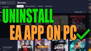 How To Uninstall EA App On PC [upl. by Schulze864]