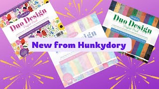 3 new Duo Design pads  Hunkydory [upl. by Savick898]