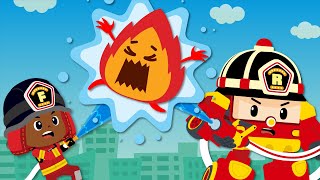 I Will be a Firefighter Cute Ver│Robocar POLI Jobs and Career Song│2D MV│Robocar POLI TV [upl. by Amend]