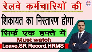 रेलकर्मी शिकायत कैसे करें। Grievance Module  Railway Employee how to Register Complained [upl. by Anuahc313]