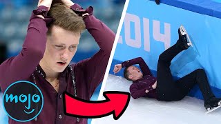 Top 10 Devastating Figure Skating Olympic Falls [upl. by Ellehsor166]