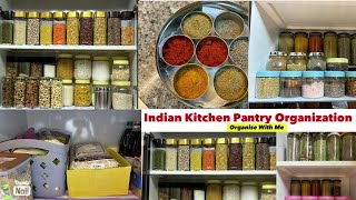 Pantry organization ideas  How Smartly I Organize My kitchen Pantry  Non modular kitchen pantry [upl. by Annais]