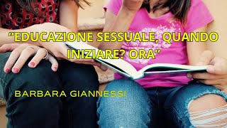 quotEDUCAZIONE SESSUALE QUANDO INIZIARE quot Ora [upl. by Cleti]