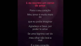 Um Verso de Amor PLAY BACK 2 TONS ABAIXO [upl. by Yelhak552]