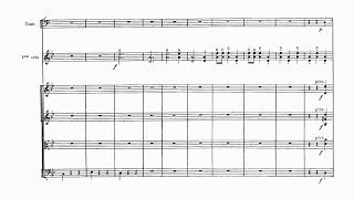 SaintSaëns Danse macabre Op 40 with Score [upl. by Middlesworth]