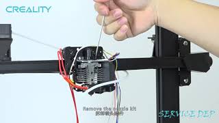 Service tutorial CR 10 smart replace nozzle kit [upl. by Aivull782]