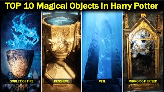 TOP 10 Amazing Magical Objects in Harry Potter  Explained in Hindi [upl. by Yer]