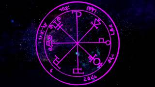 Protect against enemies and negative forces  King Solomons magical seal  6th pentacle of Saturn [upl. by Ayotna]