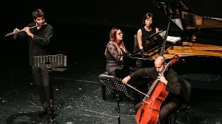 FortePiano Trio  Debussy Trio for flute cello and piano in G major Live in China 2018 [upl. by Hussein]