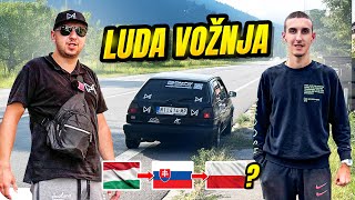 LUDA VOZNJA KROZ 3 DRZAVE U GOLFU 2 Da li ćemo stići [upl. by Nairdna]