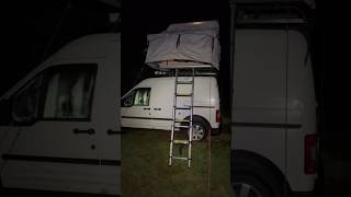 Great night in the roof tent and micro camper camping vanlife rooftent microcamper [upl. by Cressi]