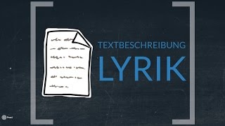 Textbeschreibung Lyrik [upl. by Kier]