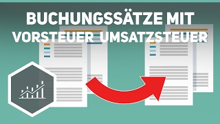 Buchungssätze mit Vorsteuer und Umsatzsteuer  Externes Rechnungswesen [upl. by Pol]