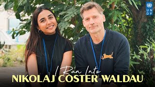 I ran into Nikolaj Coster Waldau  UNDP  RealTalkTuesday  NYC  MostlySane [upl. by Moskow]