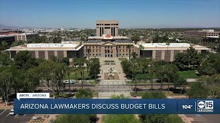 Arizona lawmakers discuss budget bills [upl. by Horwitz]