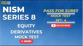 NISM SERIES 8 Equity Derivatives Mock Test 2024 Pass For Sure 🏆 nism youtube pass4sure [upl. by Aned]