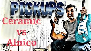 Ceramic pickups vs Alnico pickups [upl. by Peck]