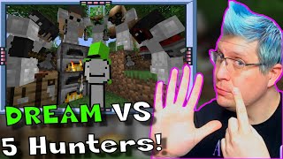 Minecraft Speedrunner VS 5 Hunters Reaction  Extra Scenes Minecraft Manhunt is UNREAL [upl. by Thgiwed843]