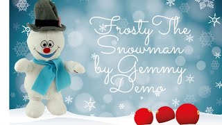 Gemmy Plush Frosty the Snowman sings and dances [upl. by Mayworm]