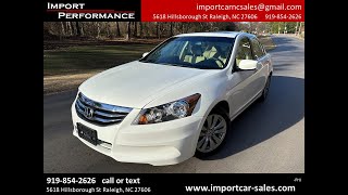 2012 Honda Accord EXL [upl. by Aratehs]