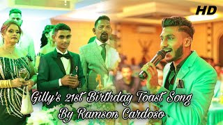 New Konkani Toast Song 2023  Gillys 21st Birthday  By Ramson Cardoso [upl. by Eninahpets]