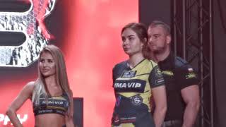 WIKTORIA VS POLSKI KEN  WAŻENIE PRZED MMAVIP 3 [upl. by Wally]