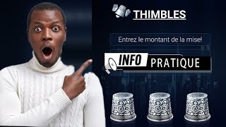 Thimble 1xbet technique pour gagner 1xbet facilement [upl. by Terti]