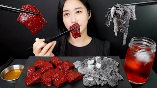 지라비장 천엽 먹방  Raw Spleen Omasum Real Sound MUKBANG  ASMR  EATING SOUND [upl. by Aracal]