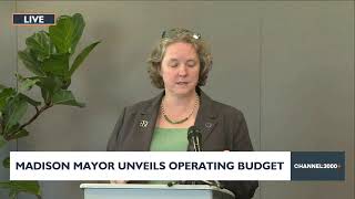 Madison mayor unveils operating budget [upl. by Anastos]