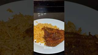 Best fish fillet with rice recipe amazing recipe iqrafoodfusion shorts viralshorts [upl. by Marzi297]