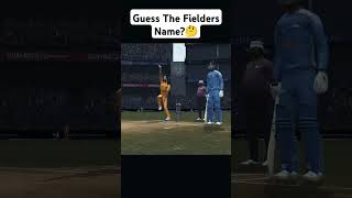 Guess The Fielders Name😳🤔 realcricket24 realcricketgaming cricketlover gamingloverslivecricket [upl. by Iclek]