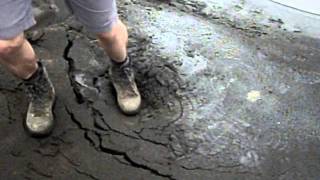 Quicksand at the Skaftafell National Park  Vatnajokull glacier Iceland [upl. by Westerfield]