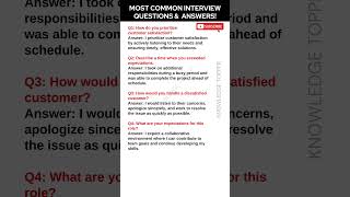 Most Common Job Interview Questions and Answers [upl. by Weiler]