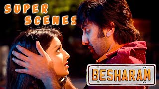 Besharam Super Scenes  Kuch baatein kapdon se zyada hoti hain  Ranbir Kapoor  Pallavi Sharda [upl. by Enilecram246]