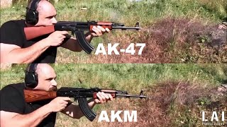 Assault Rifles’ Shooting behaviour 0112 AK47 amp AKM [upl. by Annaek]