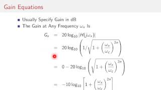 Butterworth Filter  03  Frequency Scaling [upl. by Nileuqay]