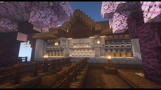 Dripstone Furnas buidling timelapse \\ Skyblock with Friends Part 2 [upl. by Aleit]