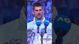 Novak Djokovic speech Dream BIG🔥🔥🔥 shorts motivation [upl. by Amikay375]