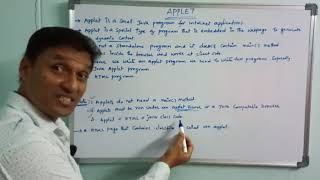 Introduction to Applets in JavaComplete Explanation  Applet in Java  Java Programming  Telugu [upl. by Siubhan]