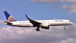 United 757200 N588UA Landing at Newark Liberty Intl Airport [upl. by Blakelee]