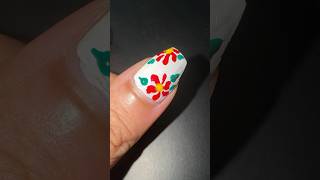 Easy Flower Nail art design at home  nailartdesignsathomewithouttools nailartdesigns nails [upl. by Estrella]