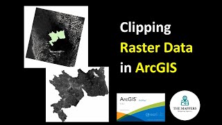 How to Clip Raster Data in ArcGIS  One Minute GIS Tutorial 05 [upl. by Sharon944]